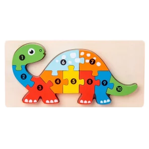 BẢNG TRANH ĐỒ CHƠI GHÉP HÌNH 3D BẰNG GỖ - KHỦNG LONG
