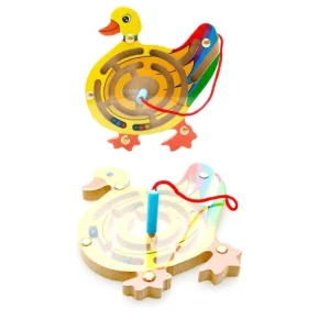 Wooden Duck Maze Toy for Kids