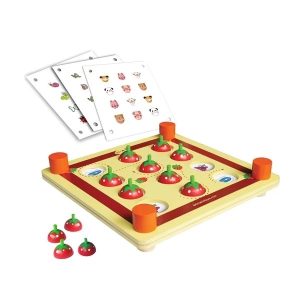 Wooden Memory Matching Game for Kids