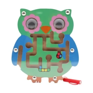 Wooden Owl Maze Toy for Kids