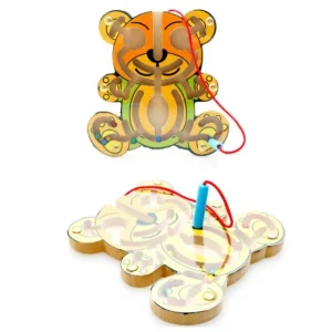 Wooden Bear Maze Toy for Kids