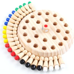 Wooden Memory Chess Game