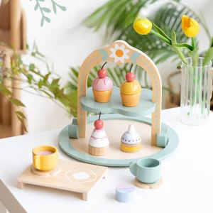 Wooden Tea Party Dessert Set