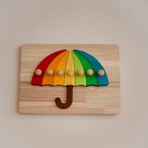 Wooden Umbrella Puzzle Toy