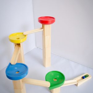 Wooden Marble Run (Funnel & Ramp Set)