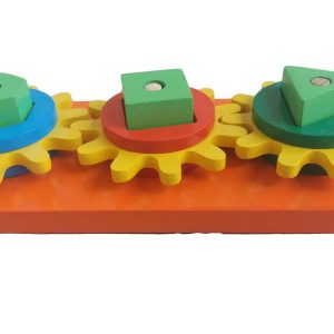 Wooden Gear & Shape Puzzle