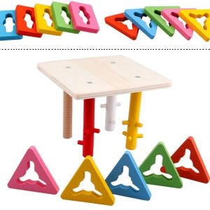 Wooden Shape Stacker (4-Post)