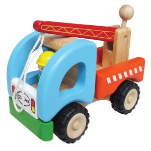 Wooden Crane Truck Toy