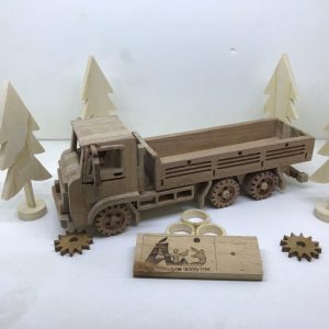 Wooden Flatbed Truck