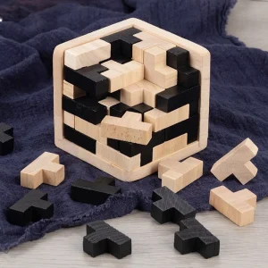 3D Wooden Puzzle Cube