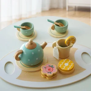Wooden Tea Set