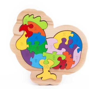 Wooden Rooster Puzzle