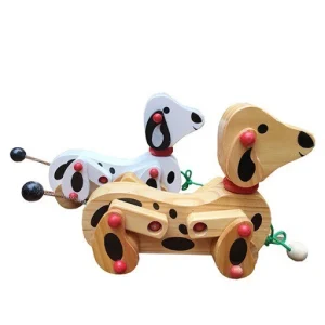 Wooden Pull-Along Dog Toy