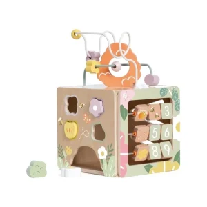 Wooden Activity Cube