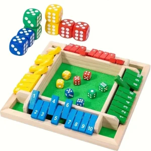 Wooden Dice Shut the Box Game