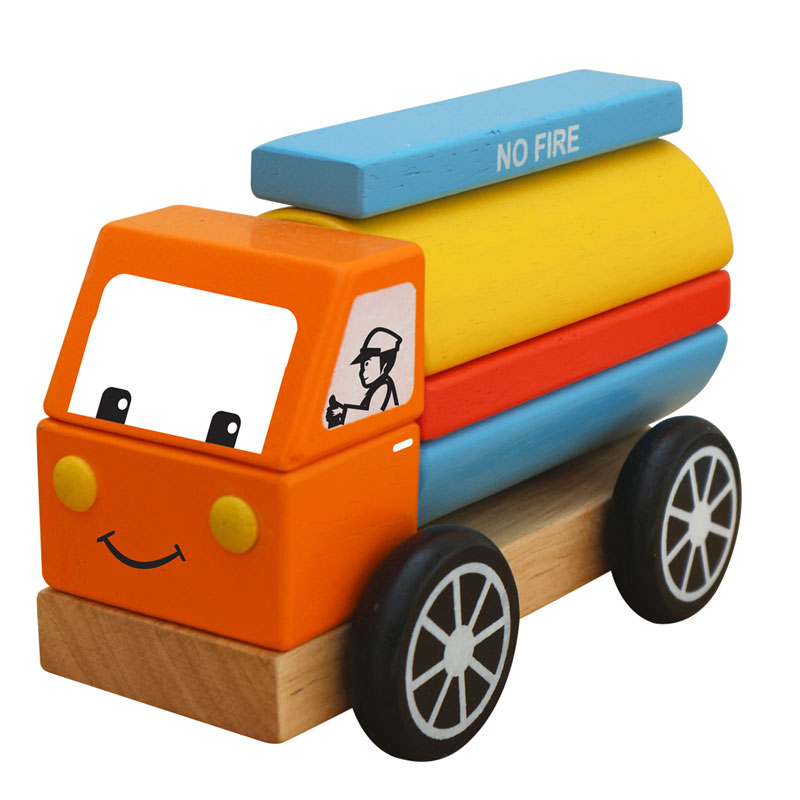 Wooden Tanker Truck Toy