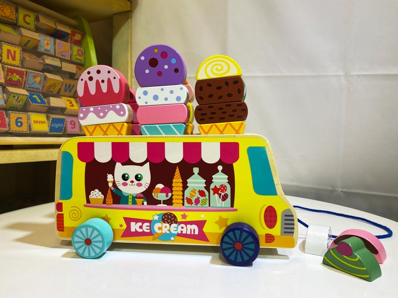 Wooden Ice Cream Truck Toy