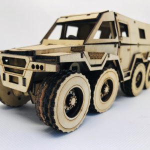 Wooden Armored Truck Model
