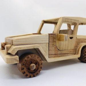 Wooden Jeep Toy