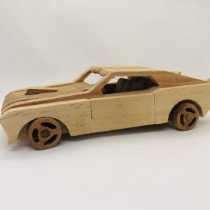 Wooden Muscle Car Toy