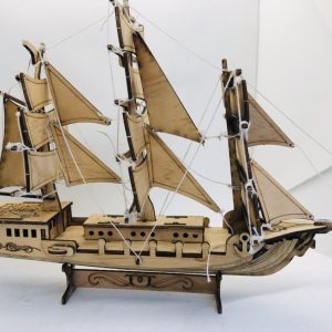 Wooden Sailboat Model Kit