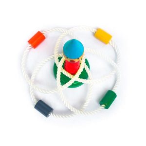 Wooden Ring Toss Clown Game