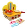 Wooden Kitchen Playset with Cooking Accessories