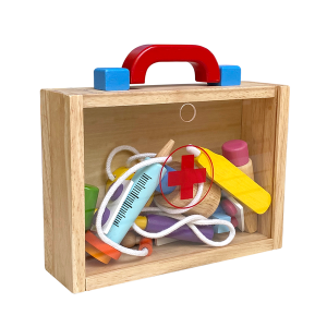 Wooden Doctor Playset in Carry Case